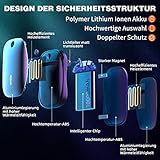 BOLEi Handwärmer USB,Handwärmer elektrisch,Handwärmer Wiederaufladbar,Powerbank Handwärmer,Elektrischer Taschenwärmer,Hand Warmers Rechargeable,aufladbarer handwärmer,Hand Warmers Rechargeable - 4