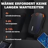 BOLEi Handwärmer USB,Handwärmer elektrisch,Handwärmer Wiederaufladbar,Powerbank Handwärmer,Elektrischer Taschenwärmer,Hand Warmers Rechargeable,aufladbarer handwärmer,Hand Warmers Rechargeable - 6
