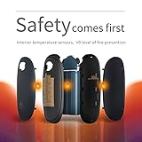 Unigear Handwärmer wiederaufladbar, 5200mAh Wiederverwendbare elektrische Handwärmer Powerbank USB tragbar mit freier Heizstufen von 35-55°C & digitalem Bildschirm, Hitze für Raynauds Outdoor Wandern - 5