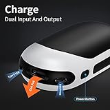 Handwärmer, 10000mAh Handwärmer Elektrisch Wiederaufladbare Tragbare Taschenwärmer Power Bank, Geschenkideen für Outdoor-Sport Jagd Golf Camping, Winter Geschenk für Frauen Männer - 7