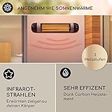 Klarstein Heizstrahler, 2500W Infrarot Heizstrahler, Elektrischer Heizstrahler für die Terrasse, Fernbedienung, IP34 Infrarotstrahler, Terrassenheizstrahler CO2-Frei, Wärmestrahler für Wand & Decke - 4