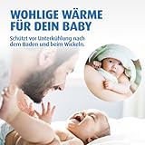 Reer Wickeltischstrahler EasyHeat Flex, Heizstrahler mit Standfuß, Wärmelampe fürs Baby, kompaktes Design, 1 Stück (1er Pack), weiß - 2