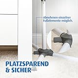 Reer Wickeltischstrahler EasyHeat Flex, Heizstrahler mit Standfuß, Wärmelampe fürs Baby, kompaktes Design, 1 Stück (1er Pack), weiß - 3
