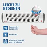 Reer Wickeltischstrahler EasyHeat Flex, Heizstrahler mit Standfuß, Wärmelampe fürs Baby, kompaktes Design, 1 Stück (1er Pack), weiß - 7