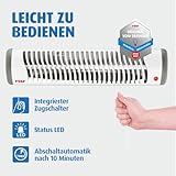 Reer Wickeltischstrahler EasyHeat, Wand-Heizstrahler, Wärmelampe fürs Baby, kompaktes Design, weiß, 1 Stück (1er Pack) - 7