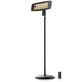 Brandson - Infrarot Heizstrahler mit Fernbedienung - Heizlüfter Terrassenheizstrahler - 3 Leistungsstufen Heizelemente - Inkl. Fernbedienung - LED Power-Indikator - Wandhalterung
