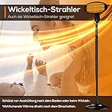 Tronitechnik® Infrarot Standheizer Heizstrahler Terrassenheizer Terrassenstrahler Wärmestrahler für die Terrasse, 2000 Watt, schwarz, Innen & Außen, höhenverstellbar, neigbar - 8