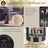 blumfeldt Infrarotheizung, Heizstrahler für den Innenraum mit 360° Oszillation, Infrarotheizung Standgerät, Sicher Elektroheizung, Energieeffiziente Heizung mit IPX4, Terrassen-Heizstrahler, 1200 Watt - 4