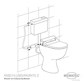 Dusch-WC MEWATEC C500 Washlet Bidet Intimdusche Analdusche Dusch-Bidet WC-Bidet WC-Dusche - 6