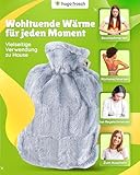 Hugo Frosch Wärmflasche Klassik 1,8 Ltr. mit Microfaserbezug in Tierfelloptik grau - 6