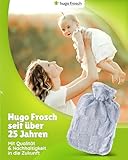 Hugo Frosch Wärmflasche Klassik 1,8 Ltr. mit Microfaserbezug in Tierfelloptik grau - 9