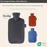 Fashy 6530 21 2007 Wärmflasche mit Vliesbezug 2 Liter - 2