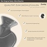 Fashy 6530 21 2007 Wärmflasche mit Vliesbezug 2 Liter - 3