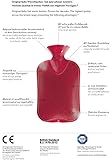 Fashy 6757 25 Wärmflasche 2.0 Litre mit Bezug im Peru-Design - 2