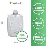 Hugo Frosch Öko Wärmflasche Junior Comfort 0,8 Ltr. Eule Strickbezug braun weiß - 5