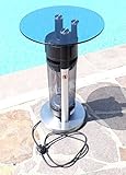 Edler Beheizbarer Tisch Bistrotisch Heiztisch Heizstrahler elektrisch ‚Modell 2008‘ 1200Watt von AS-S - 7